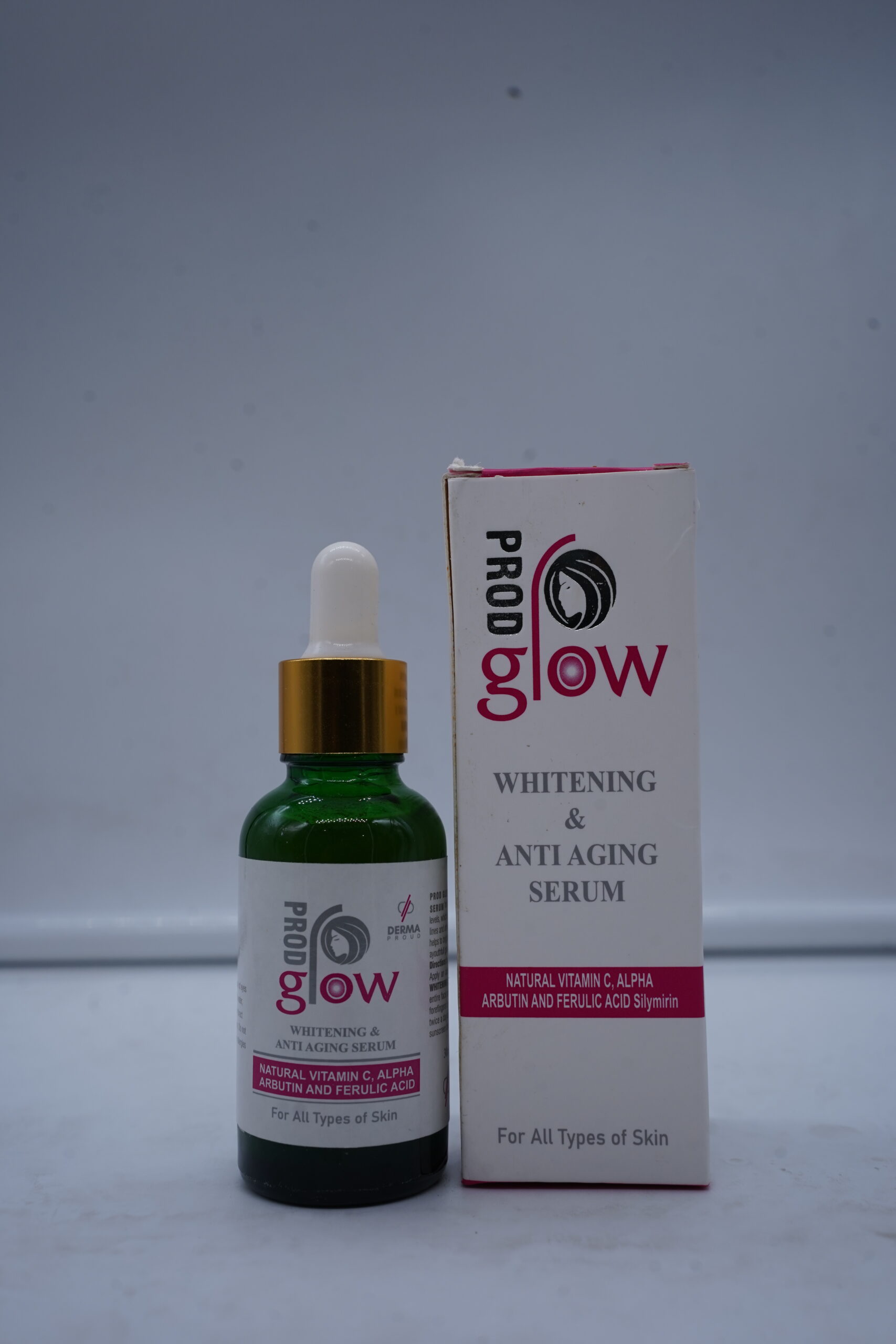 prod glow – whitening & anti aging serum (30ml)